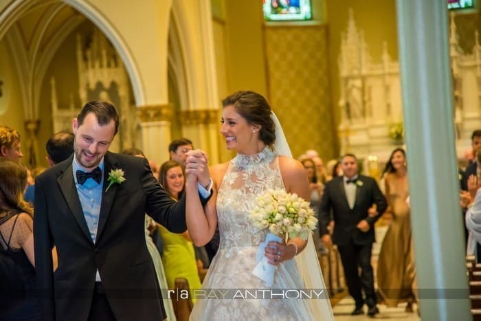 Architectural wedding portraits in Detroit
