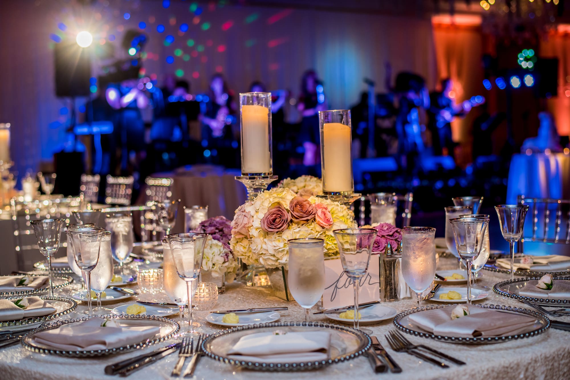 Elegant wedding reception at Townsend Hotel Birmingham