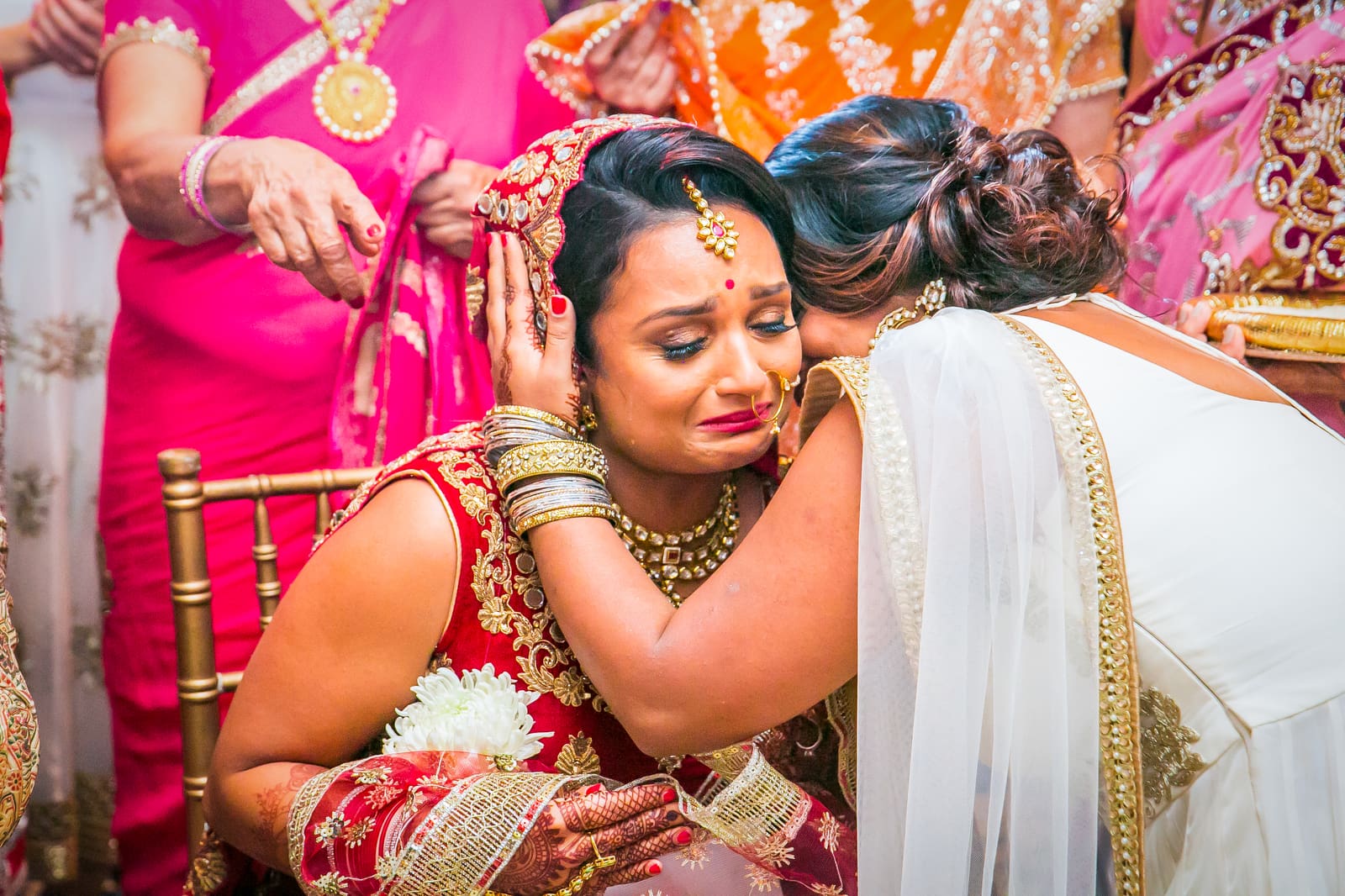 Baraat procession during a Michigan Indian wedding celebration