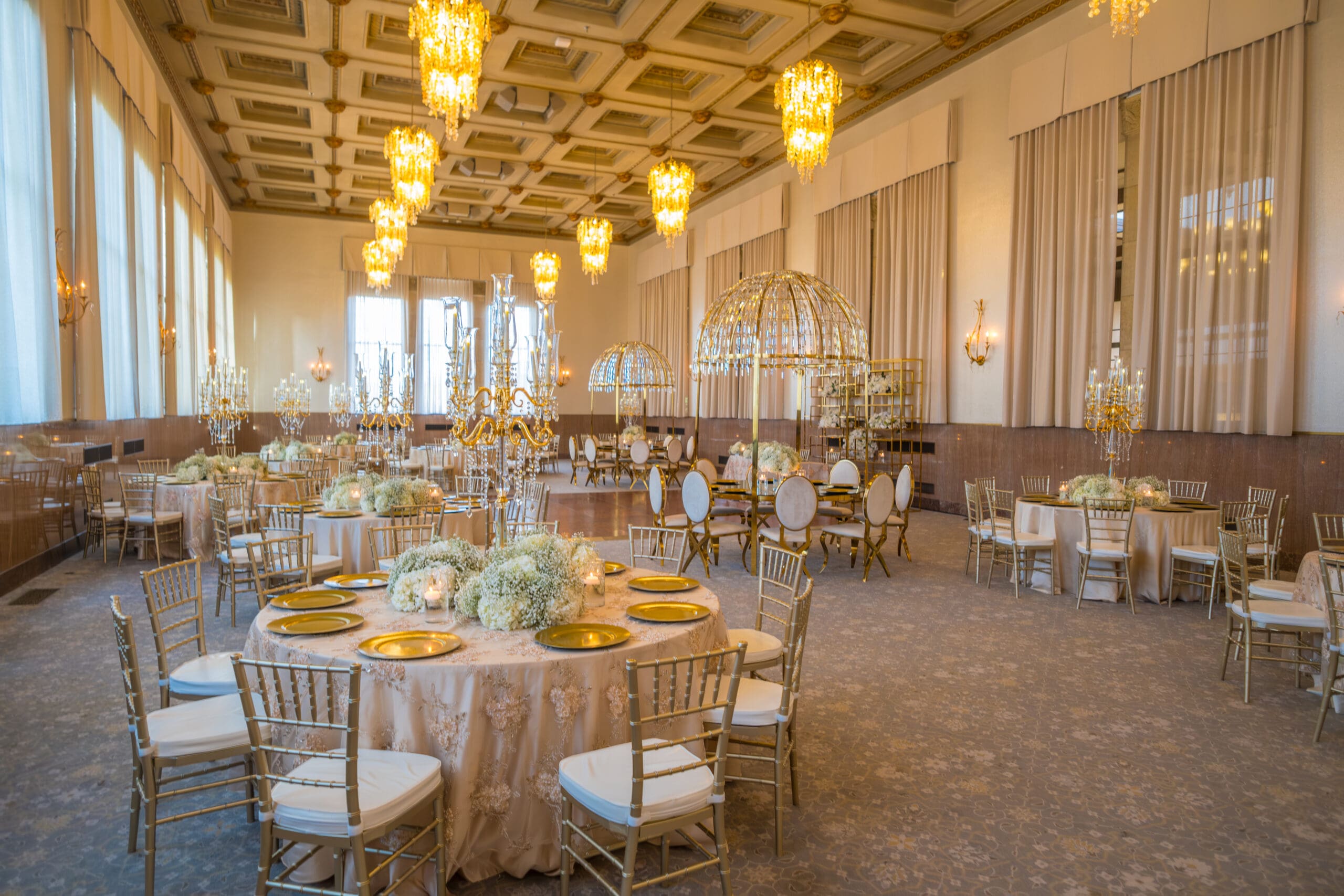 Refined interior design of the Provincial Ballroom at Saint John’s Resort