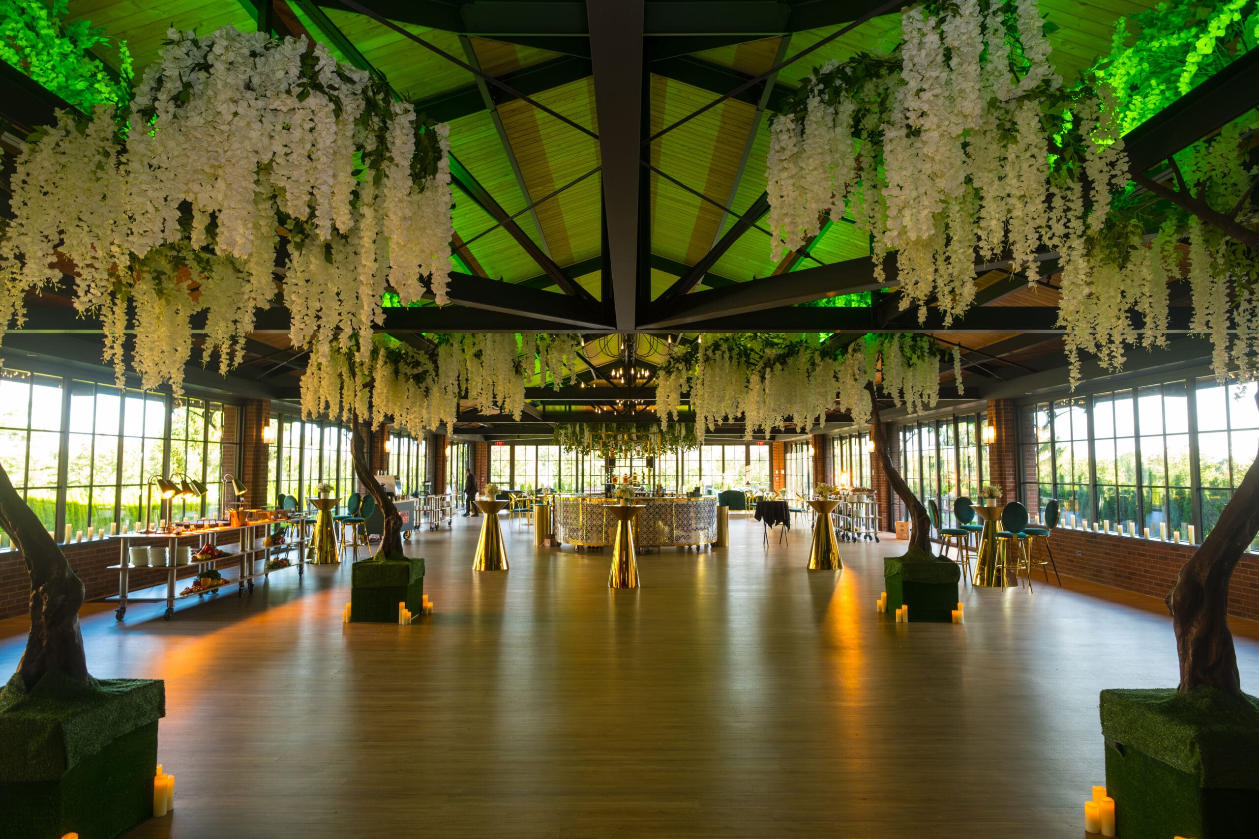 Open and airy design of the Garden Pavilion at Saint Johns Resort