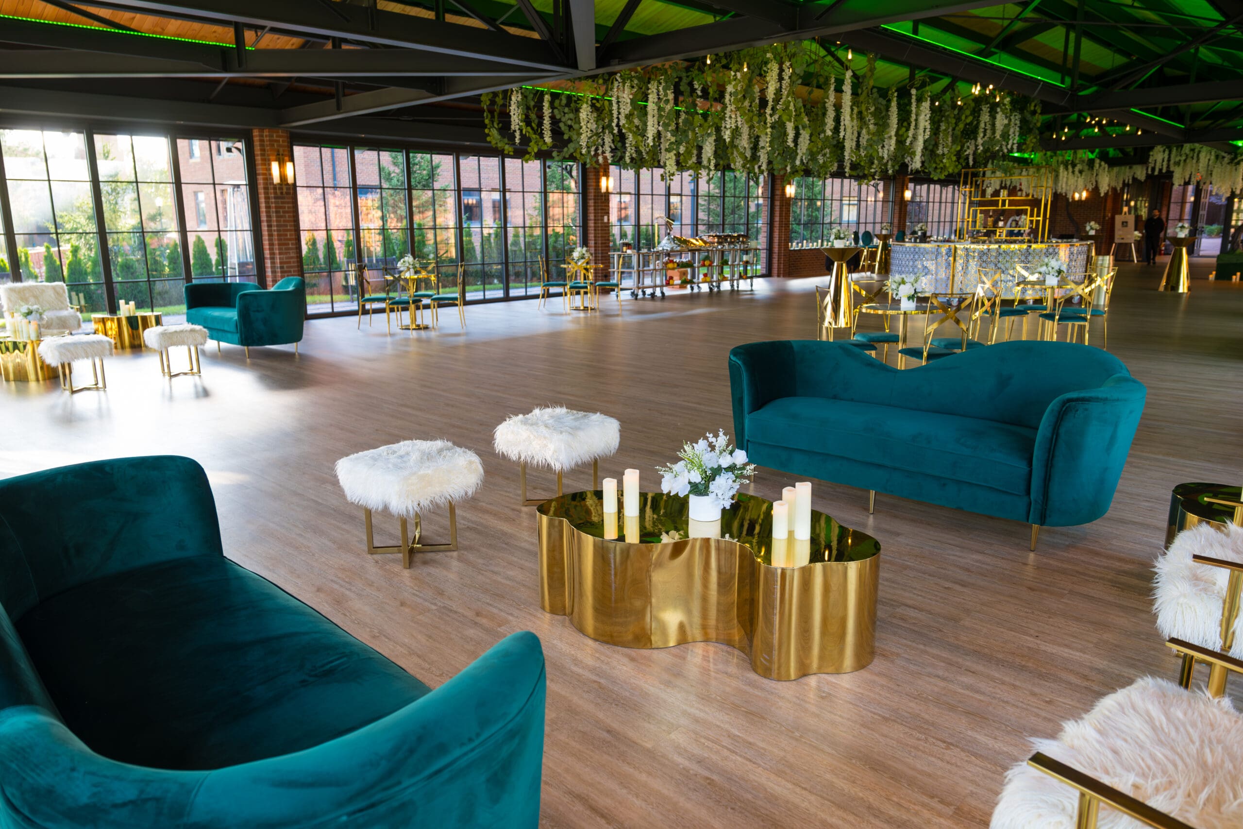 Ceremony setup inside the Garden Pavilion at Saint Johns Resort
