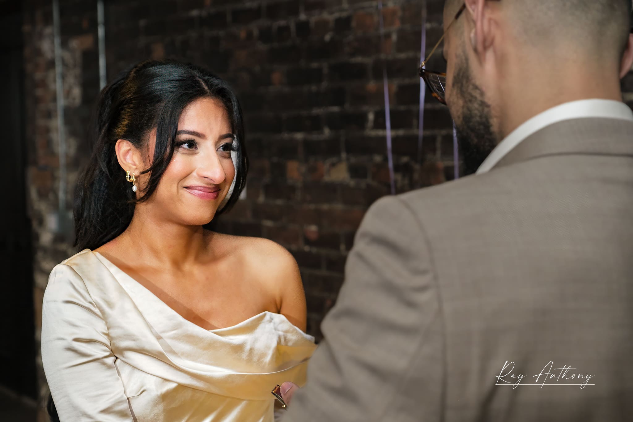 Arsh proposing during Detroit proposal at The Congregation