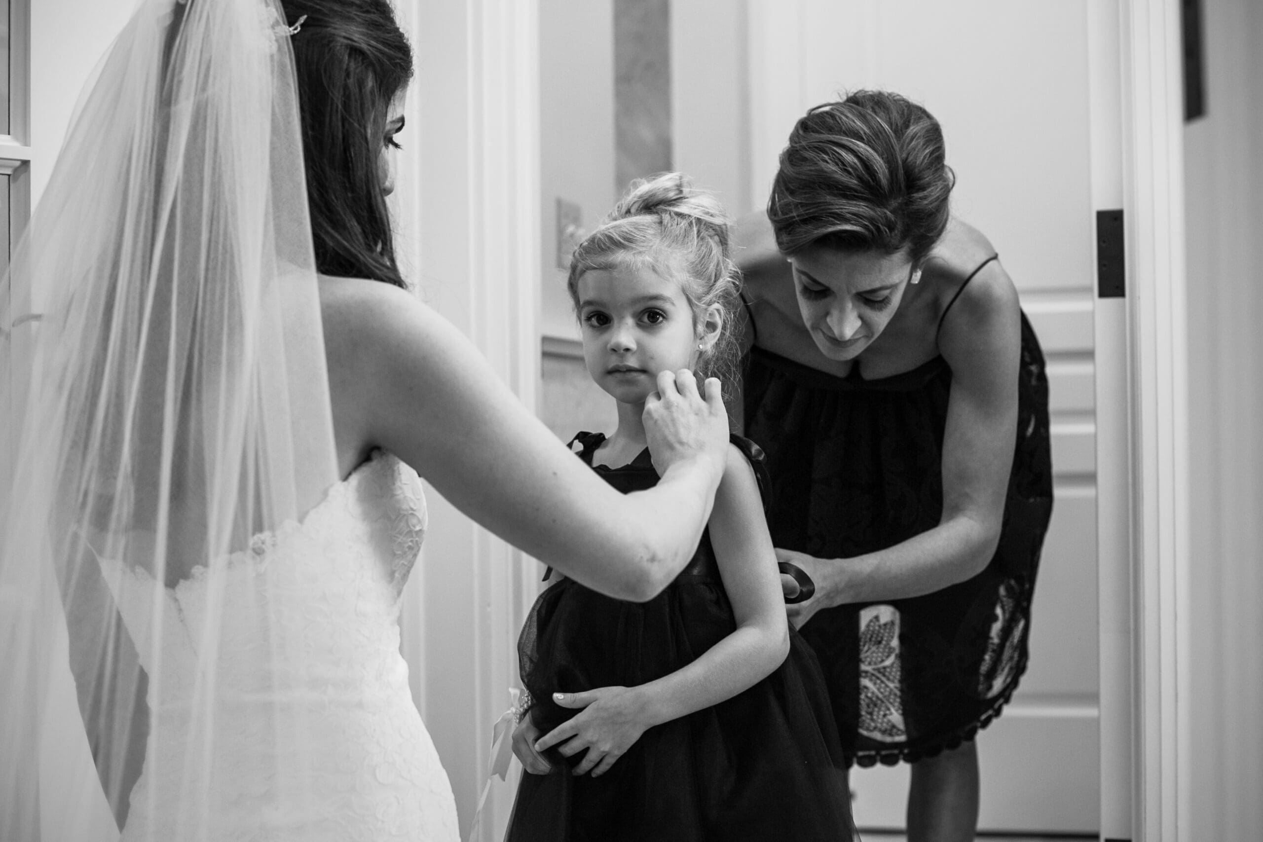 kids having fun during wedding reception dancing